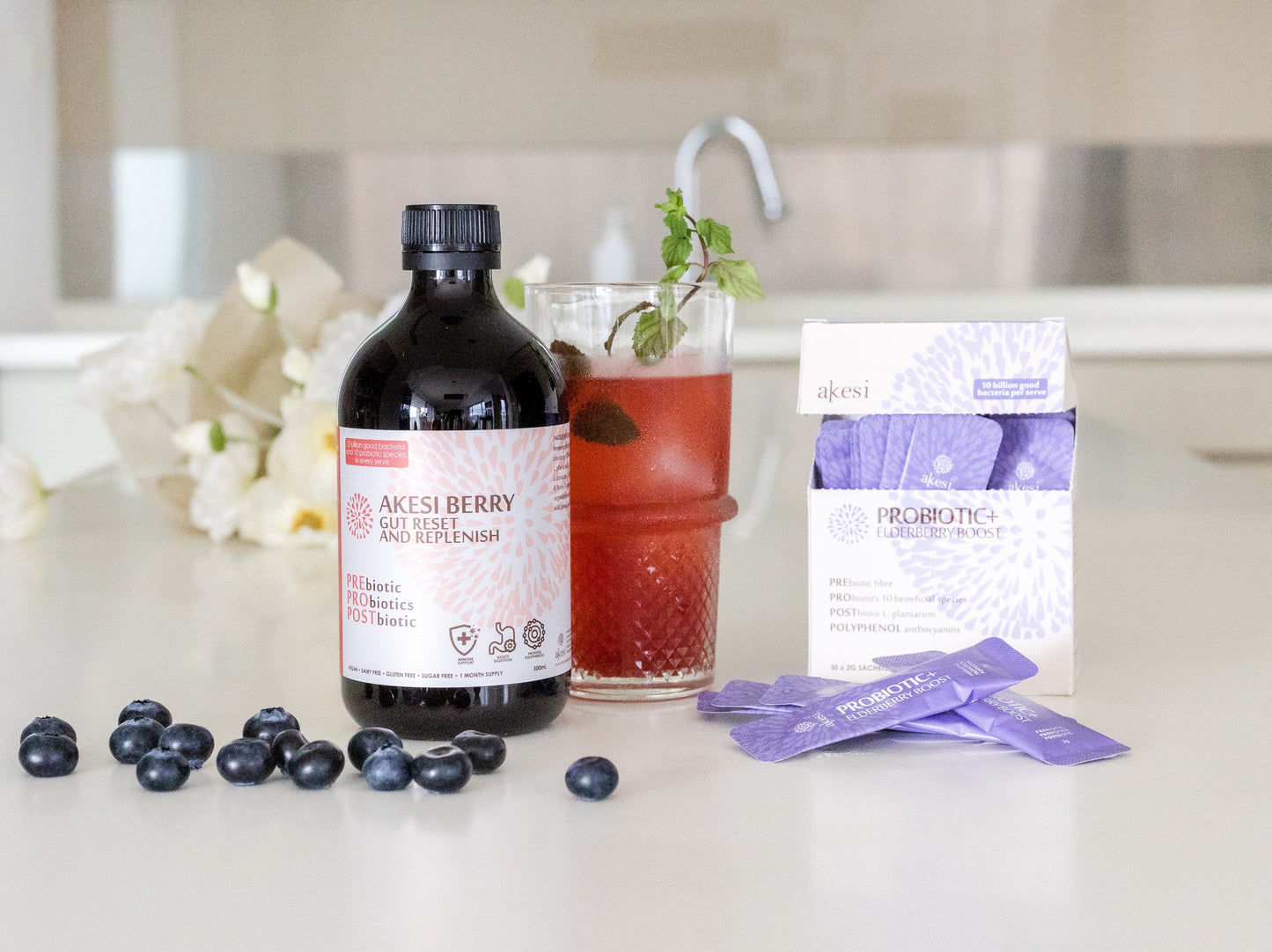Probiotic+ Elderberry Boost plus 1 tonic Bundle